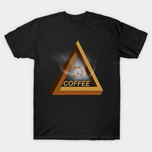 Coffee Stains in Triangle T-Shirt